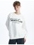 Yeni Sezon Baskılı Oversize Kadın Kalın Sweatshirt 1