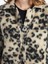 Yeni Sezon Leopar Desenli Oversize Kadın Pelüş Gömlek Ceket 3