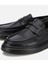 02AYH313980A100 ERKEK Deri Siyah Yumuşak Dokulu Klasik Loafer 3