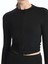 Yeni Sezon Dik Yaka Crop Kadın Fermuarlı Spor Body 3