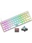 Vooka Trol Blue Switch Mini Rgb Oyun Klavyesi Gaming Mekanik 62 Tuşlu 18 Rgb LED USB Tip-C Kablosu Beyaz 2