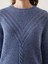 Yeni Sezon Bisiklet Yaka Ajurlu Kadın Triko Kazak 3