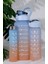 3'lü Motivasyon Su Matarası Şisesi 2 Lt + 750ML+280ML Sticker Hediyeli 5