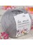 La Mia Mercerized Cotton Gri El Örgü Ipi - 232 - 33578 1