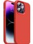 14 Pro Kılıf 6.1’ Içi Kadife Lansman Silikon Kılıf Şok Emici Full Kasa Koruma Sağlayan Kılıf - Silicone Compatible With 14 Pro Inch Gel Rubber Full Body Protection Cover Drop Protection Kırmızı 1