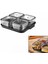 4 Bölmeli Akrilik Pratik Sızdırmaz Kapaklı Tepsili Kahvaltılık Seti 4
