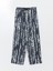 Yeni Sezon Beli Lastikli Desenli Kadın Pantolon 5