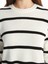 Yeni Sezon Bisiklet Yaka Çizgili Uzun Kollu Kadın Triko Kazak 3