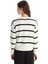 Yeni Sezon Bisiklet Yaka Çizgili Uzun Kollu Kadın Triko Kazak 4