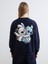 Yeni Sezon Lilo & Stitch Baskılı Kadın Kalın Sweatshirt 4