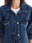 Yeni Sezon Gömlek Yaka Oversize Kadın Jean Ceket 3