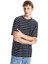 Yeni Sezon Bisiklet Yaka Kısa Kollu Çizgili Penye Erkek Tişört 1