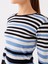 Yeni Sezon Bisiklet Yaka Çizgili Uzun Kollu Kadın Tişört 4