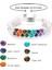 7 Çakra Doğal Taş Bileklik – Howlite Beyaz – Ayarlanabilir Makrome Unisex Enerji Bilekliği 2