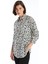 Yeni Sezon Desenli Uzun Kollu Kadın Gömlek 1