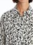 Yeni Sezon Desenli Uzun Kollu Kadın Gömlek 3