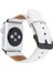 Apple Watch Uyumlu Deri Kordon 42-44-45MM F3 Beyaz 2