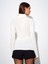 32253 Yün Karışımlı Balıkçı Yaka Top-Ekru 3