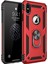 Xs Max Için Kılıf Ring Holder Kırmızı [ Xs Max ile Uyumlu Kılıf - Kırmızı] 1