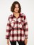 Yeni Sezon Ekose Uzun Kollu Flanel Oversize Kadın Oduncu Gömlek Ceket 3
