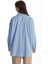 Yeni Sezon Çizgili Oversize Poplin Kadın Gömlek 4