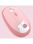 Geezer Kablosuz Mouse Mouse Renkli Ayıcık Tasarım Kablosuz Sessiz Bilgisayar Laptop Için Fare Pilli Mouse USB Receiver Tak Çalıştır M2 Açık Pembe Renk (Açık Pembe) 1