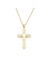Çelik Kolye - Haç Kolye Altın Kaplama KLY-626 1