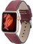 Apple Watch Uyumlu Deri Kordon 42-44-45MM Fl6 Bordo 1