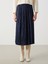 Yeni Sezon Beli Lastikli Saten Kadın Etek 2