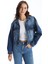 Yeni Sezon Oversize Kadın Jean Ceket 1