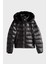 Kapitoneli Slim Fit Çıkarılabilir Kapüşonlu Su Itici Şişme Parlak Mont Bayan Mont WW0WW47354 Bds 5