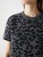 Yeni Sezon Bisiklet Yaka Leopar Desenli Kadın Triko Kazak 3