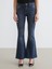 Yeni Sezon Flare Kadın Jean Pantolon 2