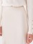 Yeni Sezon Standart Fit Düz Saten Kadın Etek 5