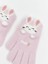 Yeni Sezon Tavşan Figürlü Kız Çocuk Eldiven 2