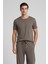 Erkek Kısa Kollu Basic Esnek Likralı Viskoz T-Shirt MAN01 1