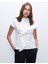 Yeni Sezon Kadın Dökümlü Yaka Düz Bluz 1