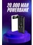 Powerbank 20.000 Mah Hızlı Şarj Özellikli Taşınabilir USB Girişli 2