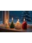 7cm 4'lü Set Noel Temalı Dekoratif Mum Seti – Çam Ağacı, Kardanadam ve Noel Baba Tasarımlı El Yapımı Süs Mumlar, Loş Işık ve Sıcak Atmosfer Yaratan Şık Masa Dekoru, Yılbaşı Hediyesi 1