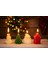 7cm 4'lü Set Noel Temalı Dekoratif Mum Seti – Çam Ağacı, Kardanadam ve Noel Baba Tasarımlı El Yapımı Süs Mumlar, Loş Işık ve Sıcak Atmosfer Yaratan Şık Masa Dekoru, Yılbaşı Hediyesi 5