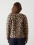 Yeni Sezon Bisiklet Yaka Leopar Desenli Kadın Triko Kazak 4