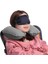 Şişme Seyahat Boyun Yastığı – Ergonomik Trl Neck Pillow, Katlanabilir, Taşınabilir, Uçak, Otobüs, Tren Yolculukları Için Rahat Uyku Yastığı Gri 3