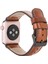 Apple Watch Uyumlu Deri Kordon 38-40-41MM RTST2EF Taba 2