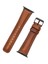 Apple Watch Uyumlu Deri Kordon 38-40-41MM RTST2EF Taba 4