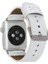 Apple Watch Uyumlu Deri Kordon 38-40-41MM Orfe F3 Beyaz 2