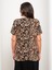 Yeni Sezon V Yaka Desenli Kısa Kollu Kadın Tişört 5