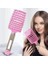 Joyzzz Havalandırmalı Kavisli Dolaşık Açıcı Saç Fırçası, Islak Kıvırcık Dolaşık Açıcı Saç Şekillendirme Aletleri, Profesyonel Naylon Saç Fırçası, Fön Düzleştirme Için Masaj Saç Fırçaları (Pembe) 2