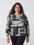 Yeni Sezon V Yaka Desenli Kadın Bluz 2