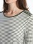 Yeni Sezon Bisiklet Yaka Çizgili Kadın Tişört 3