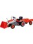Römorklu Kepçeli Traktör Pedallı, Kırmızı 1